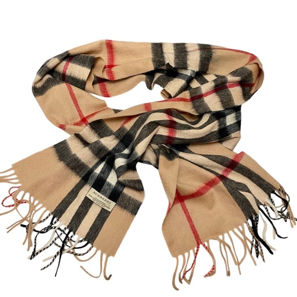 🌺BURBERRY Nova Check Cashmere wool Scarf 🧣BB2 - Picture 1 of 10